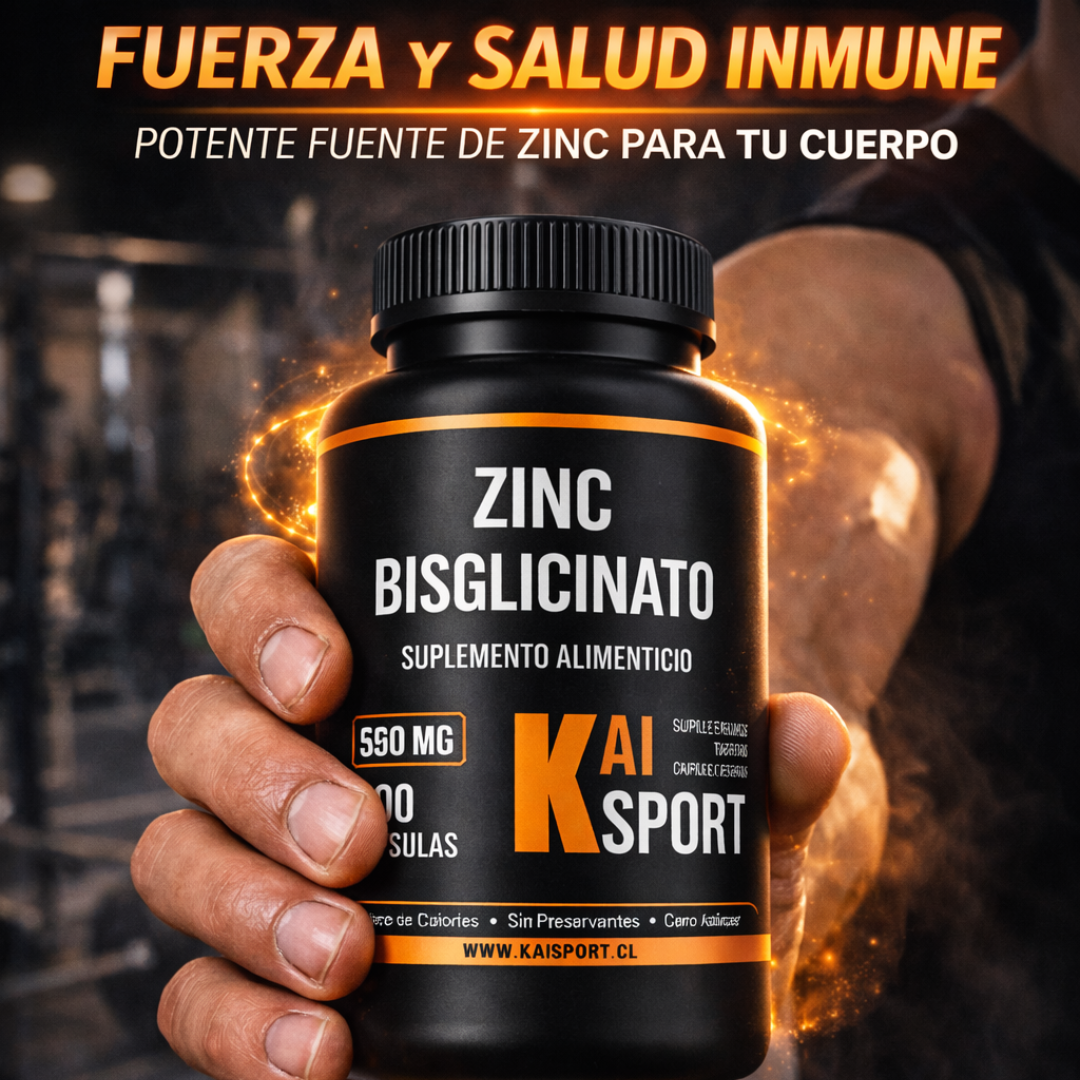 ZINC BISCIGLINATO - Fuerza, recuperación y equilibrio hormonal real