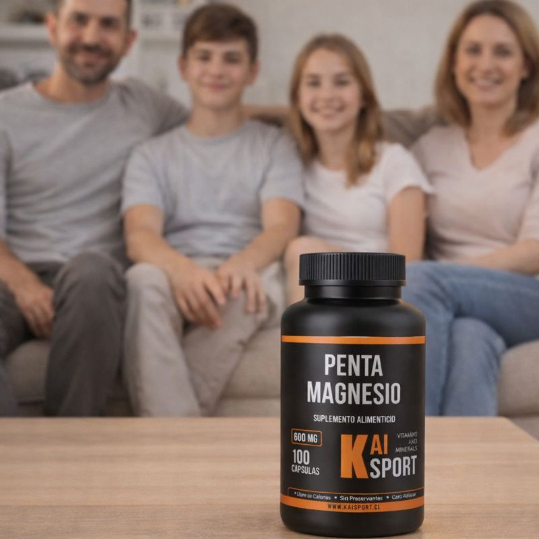 Penta Magnesio – Sueño Profundo, Recuperación Muscular y Calma Mental (100 cápsulas)