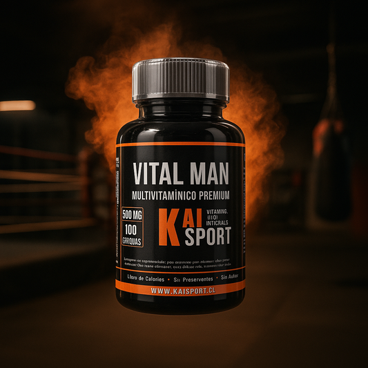 Vital Man 100 cápsulas de 500mg + Guía de modo de uso y beneficios