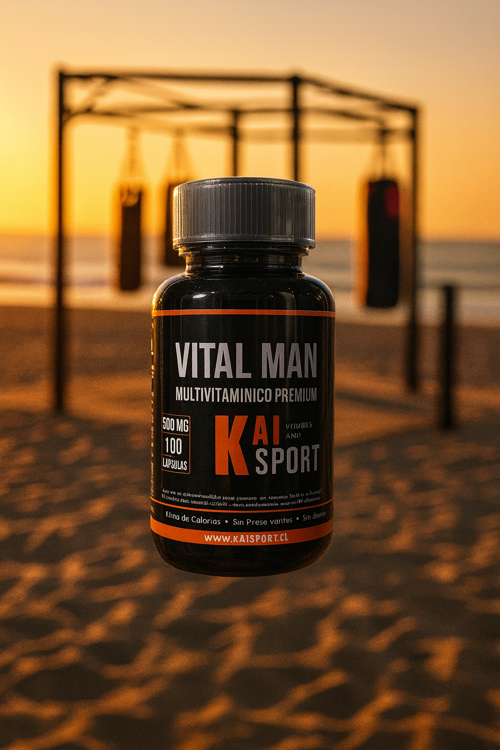 Vital Man 100 cápsulas de 500mg + Guía de modo de uso y beneficios