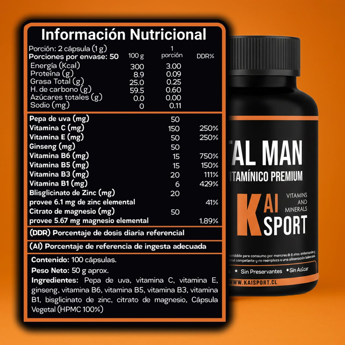 VITAL MAN- Energía y Vitalidad Masculina
