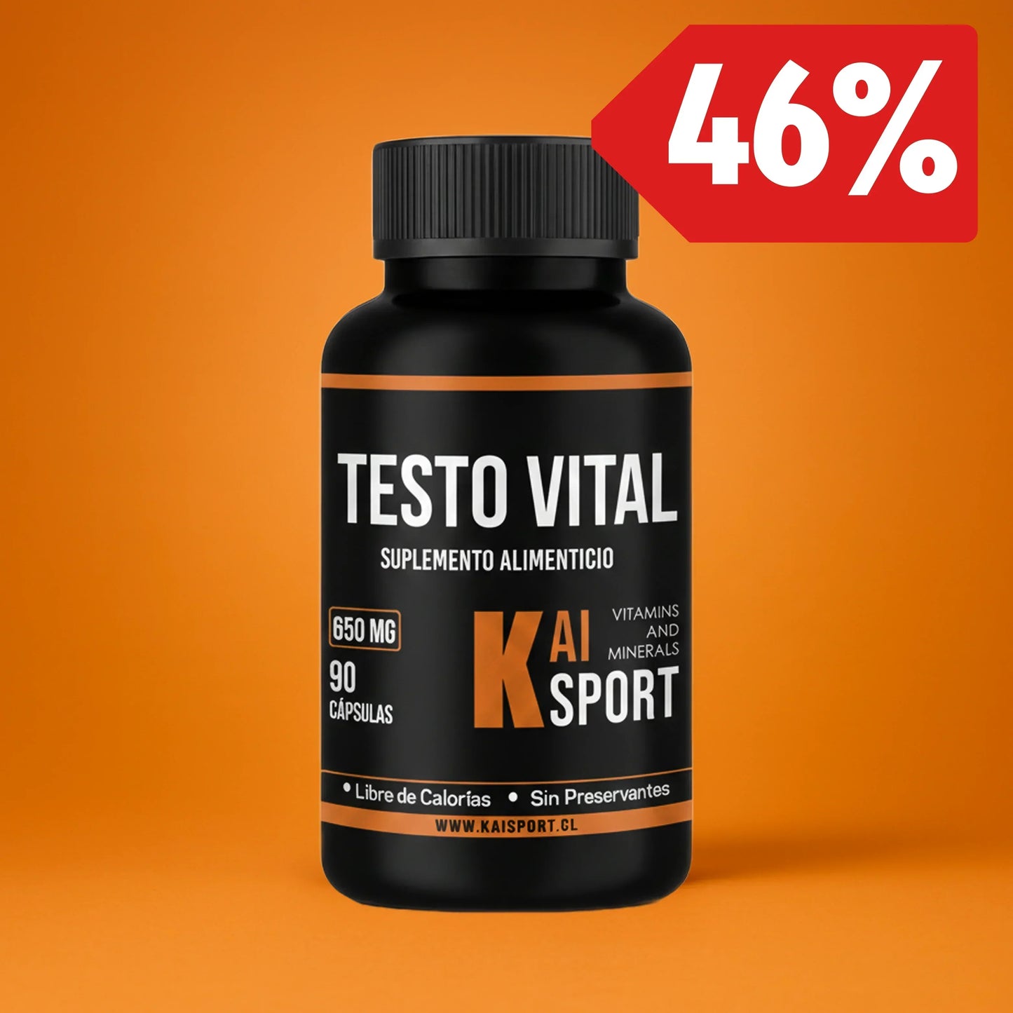 Pack Potencia Dual Testo Vital + Nad con Resveratrol / Testosterona · Energía Celular · Vitalidad