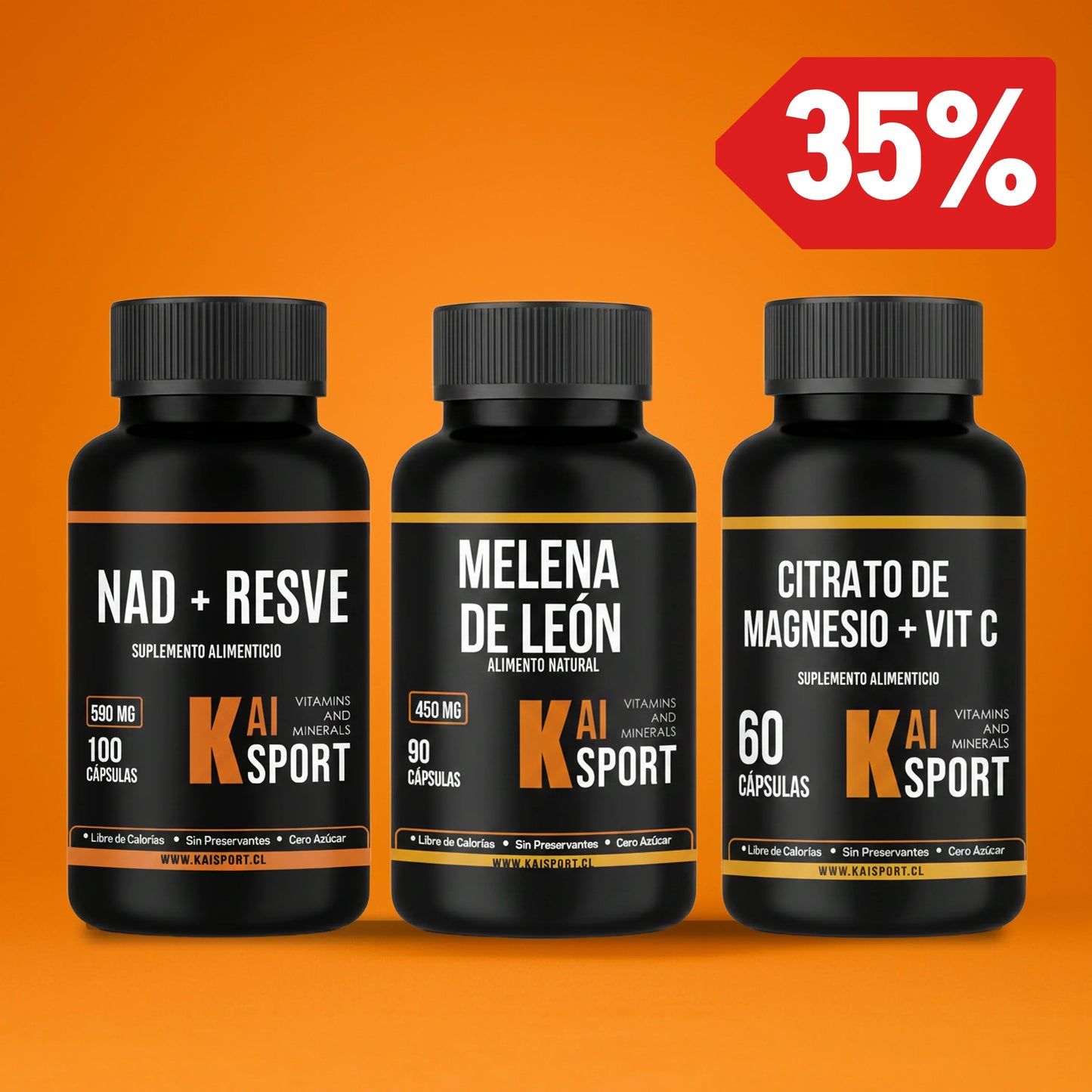 Triple Pack Vital 3X – Energía Celular, Enfoque Mental y Descanso Profundo + Guía Gratis Incluida