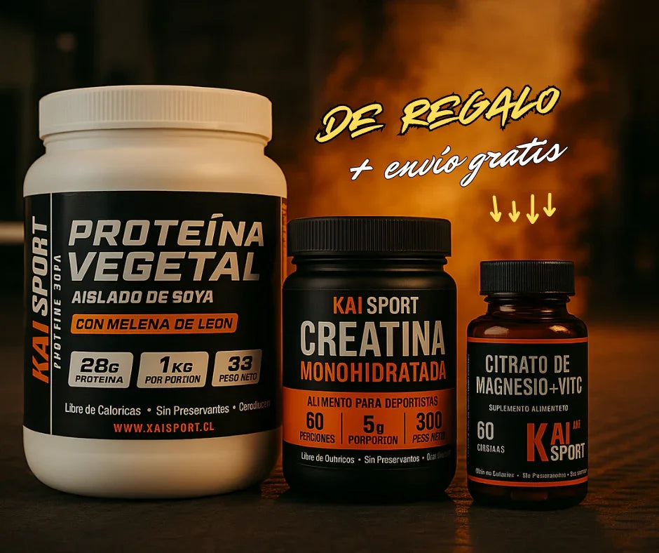 Pack Mente - Músculo Proteína + Creatina + Citrato de Magnesio (gratis)