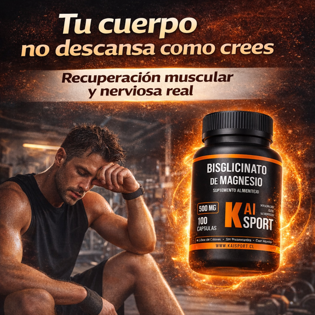 Bisglicinato de Magnesio – Descanso Profundo y Recuperación Real 100 cáps