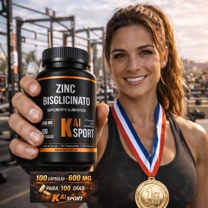 Zinc Bisglicinato - Fuerza, recuperación y equilibrio hormonal real