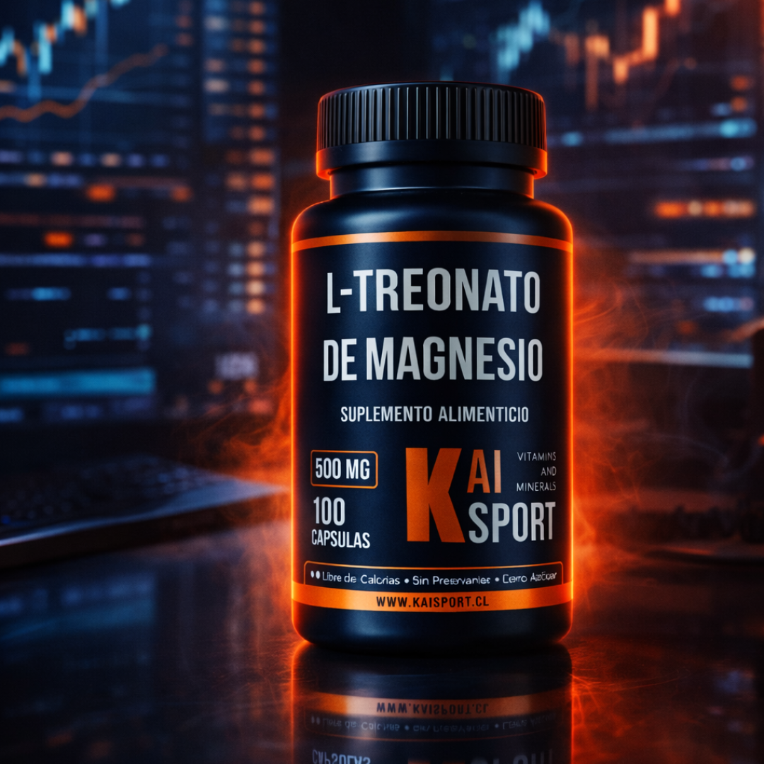 L-Treonato de Magnesio - Enfoque Alto Rendimiento Mental