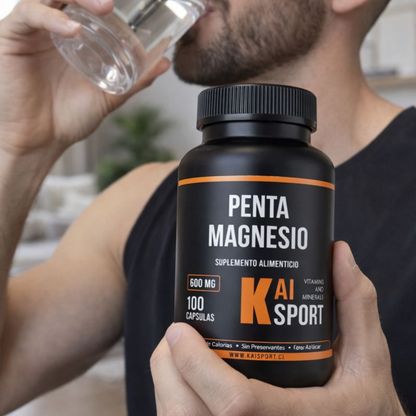 Penta Magnesio – Sueño Profundo, Recuperación Muscular y Calma Mental (100 cápsulas)