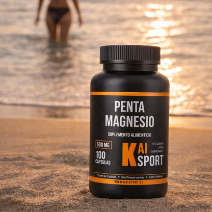Penta Magnesio – Sueño Profundo, Recuperación Muscular y Calma Mental (100 cápsulas)