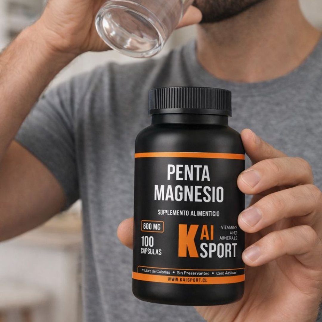 Penta Magnesio – Sueño Profundo, Recuperación Muscular y Calma Mental (100 cápsulas)