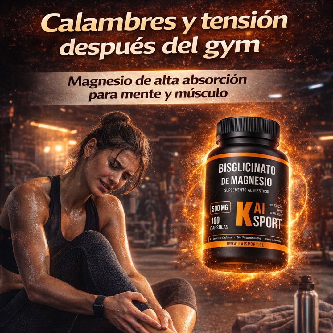 Bisglicinato de Magnesio – Descanso Profundo y Recuperación Real 100 cáps