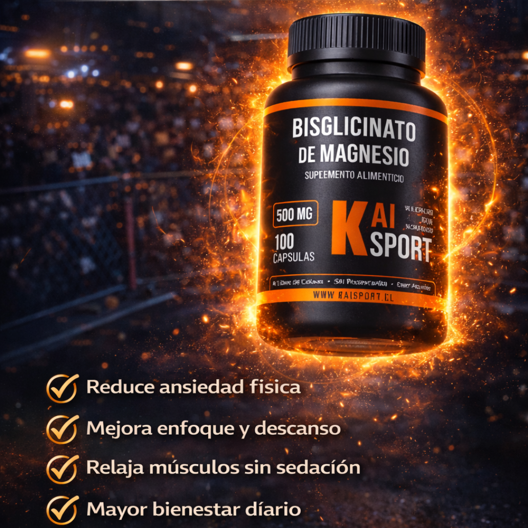 Bisglicinato de Magnesio – Descanso Profundo y Recuperación Real 100 cáps