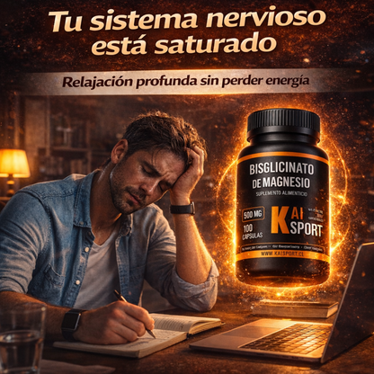 Bisglicinato de Magnesio – Descanso Profundo y Recuperación Real 100 cáps