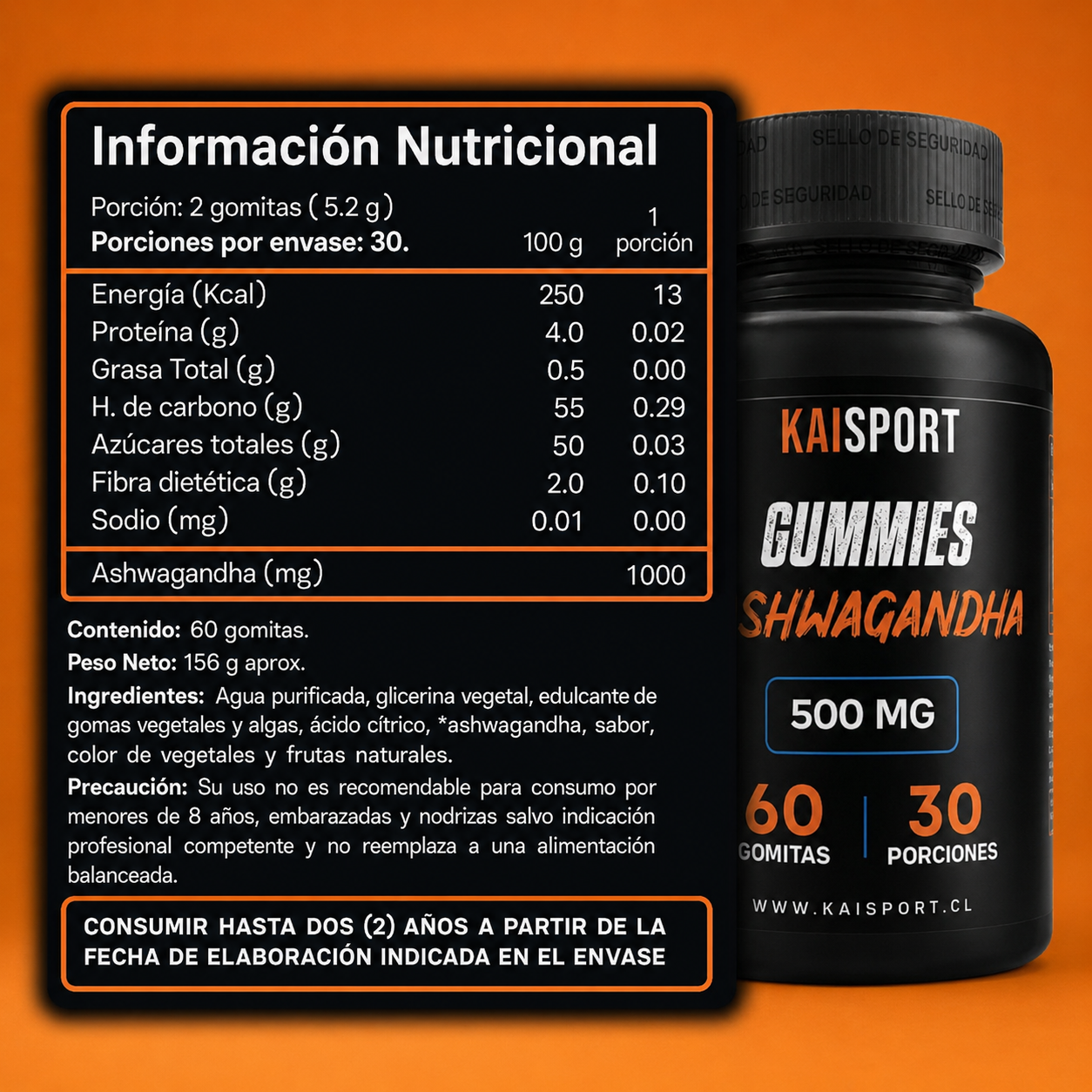 Mejora tu bienestar y recupera tu claridad - Gummies Ashwagandha + Melena de León