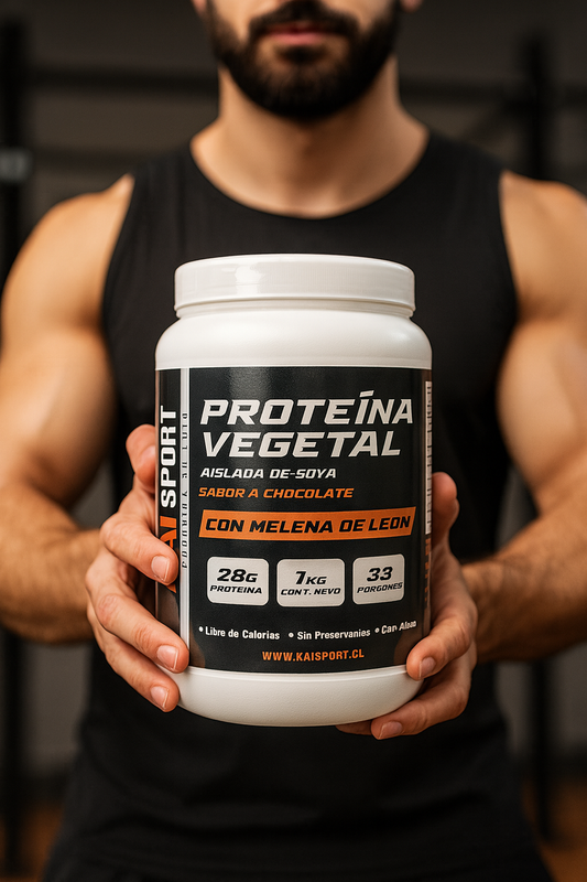 Proteína Vegana de Soya con Melena de León sin azúcar + GUÍA DE PANQUEQUE PROTEICOS