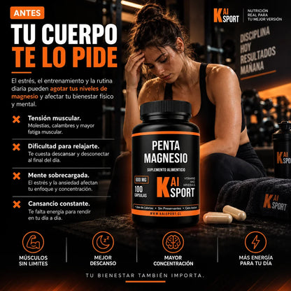 PENTA MAGNESIO — Sistema Nervioso y Bienestar Muscular