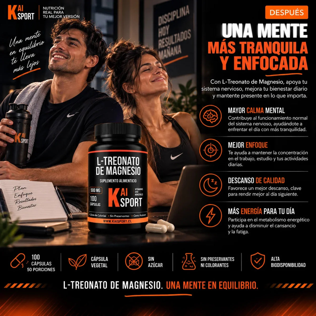 L-TREONATO DE MAGNESIO – Concentración y Enfoque