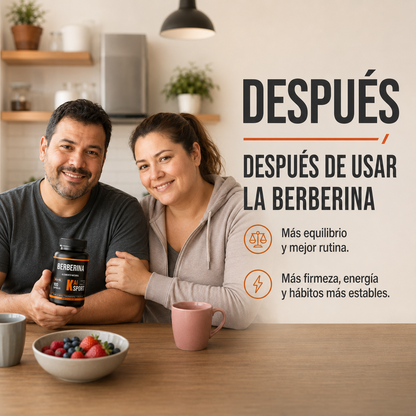 BERBERINA – Controla tu Azúcar y Mejora el Metabolismo