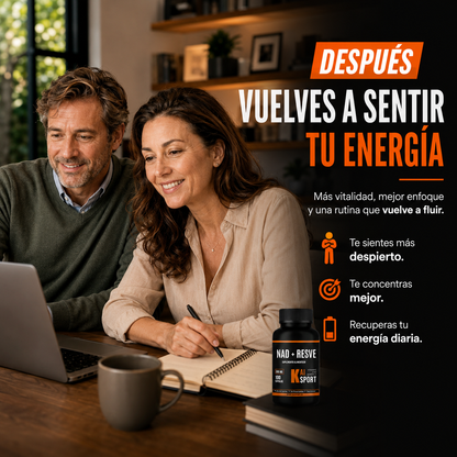 👉 NAD + Resveratrol 590 mg – Energía y Vitalidad por 100 Días