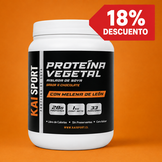 Proteína Vegetal con Melena de León – Músculo + Enfoque en un solo batido 🔋