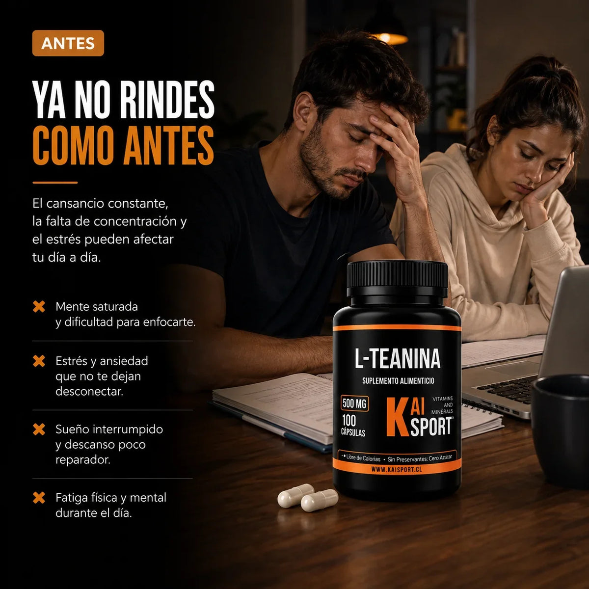L-TEANINA – Calma y Relajación