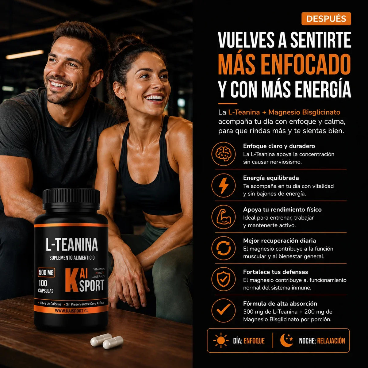 L-TEANINA – Calma y Relajación