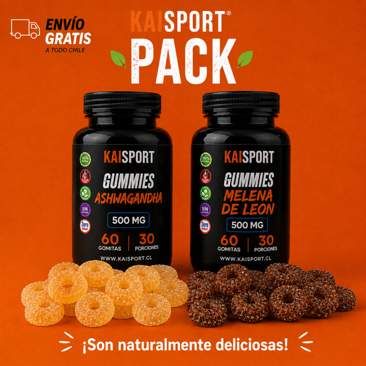 Mejora tu bienestar y recupera tu claridad - Gummies Ashwagandha + Melena de León