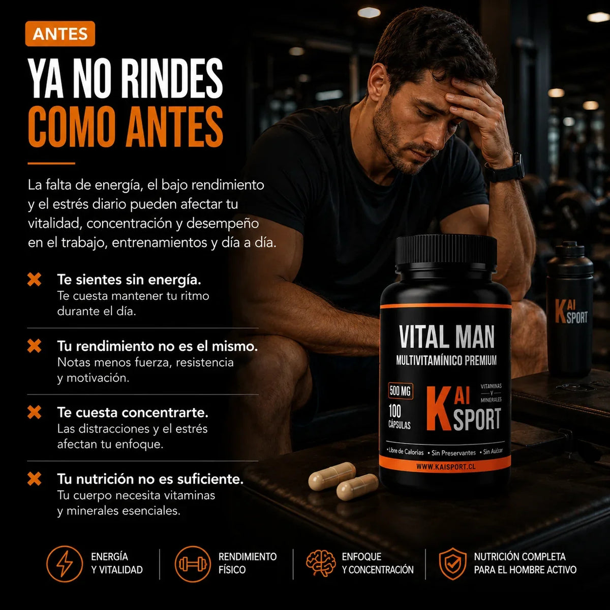 VITAL MAN- Energía y Vitalidad Masculina