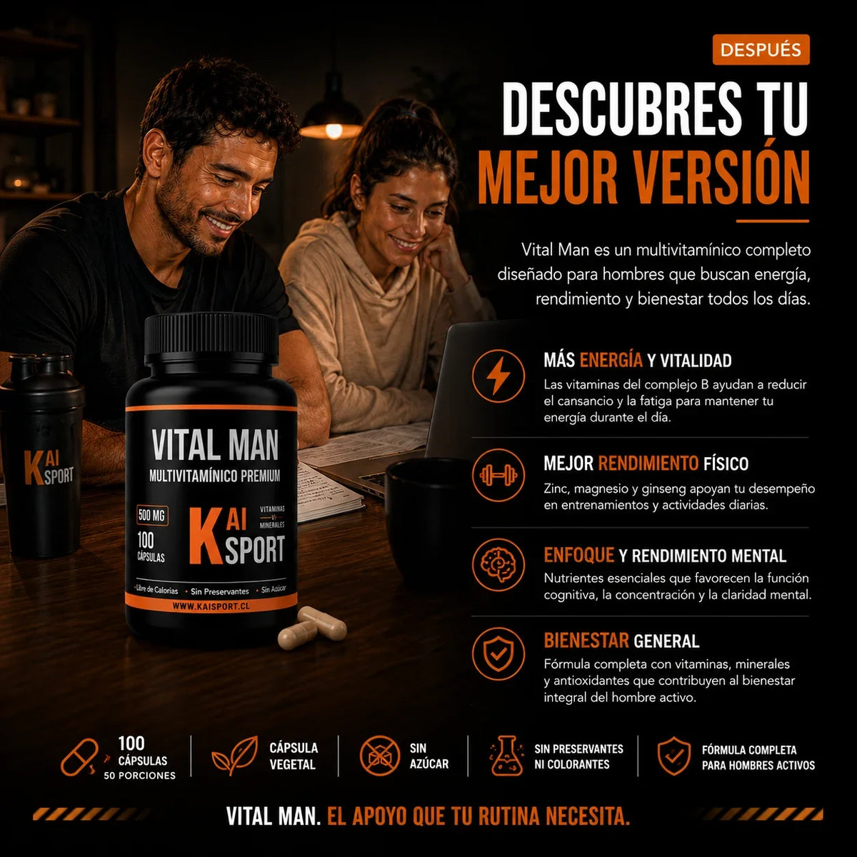 VITAL MAN- Energía y Vitalidad Masculina