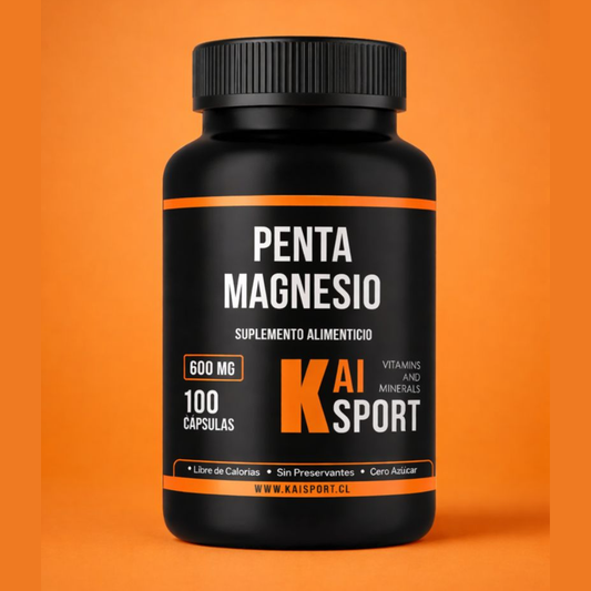 Penta Magnesio – Sueño Profundo, Recuperación Muscular y Calma Mental (100 cápsulas)