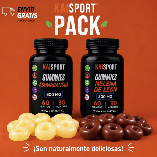 🌿 GUMMIES ASHWAGANDHA + MELENA DE LEÓN - Calma y Enfoque