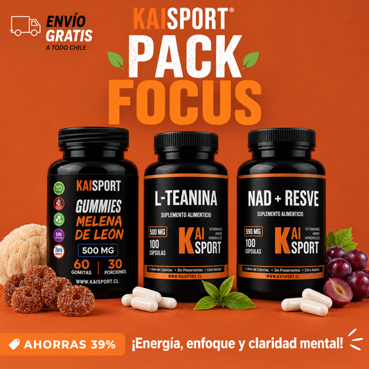 🦁 PACK FOCUS - Enfoque, Energía y Detox